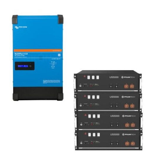 Kit Victron Multiplus con baterías Pylontech US5000 19.2kWh