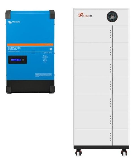 Sistema Victron Multiplus GX con batería Lux-X 10.2kWh