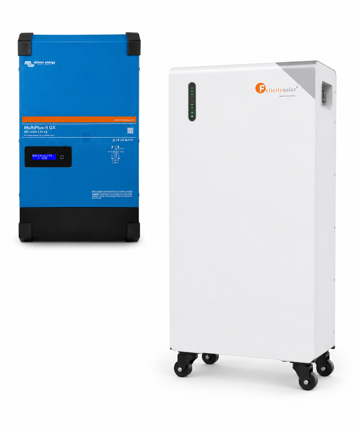 Kit Victron Multiplus II GX con batería Felicity FLB48314 16kWh 