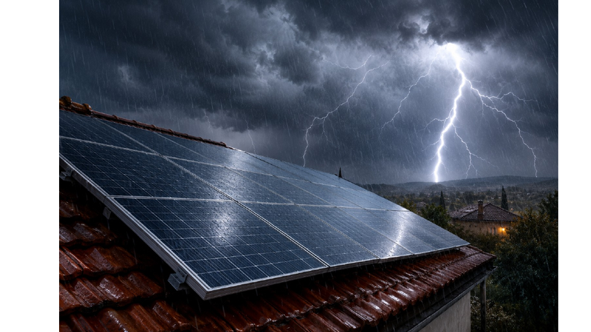 Cómo proteger una instalación fotovoltaica contra los rayos