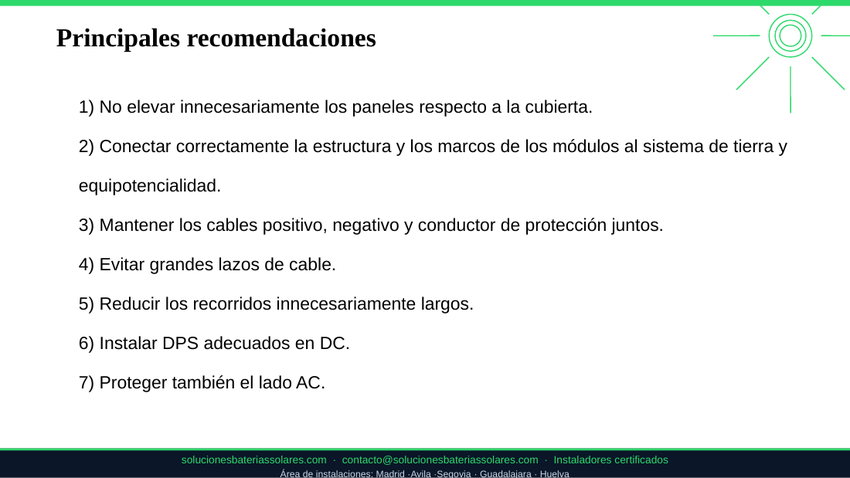 Siete recomendaciones para proteger una instalación fotovoltaica contra los rayos